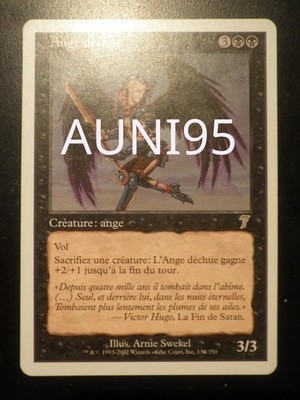 mtg magic Fallen Angel 7th edition FRENCH vf fr Fallen Angel