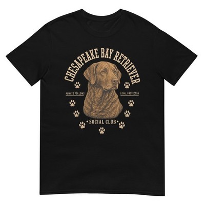 Chesapeake Bay Retriever Social Club Loyal Breed Protector T-Shirt