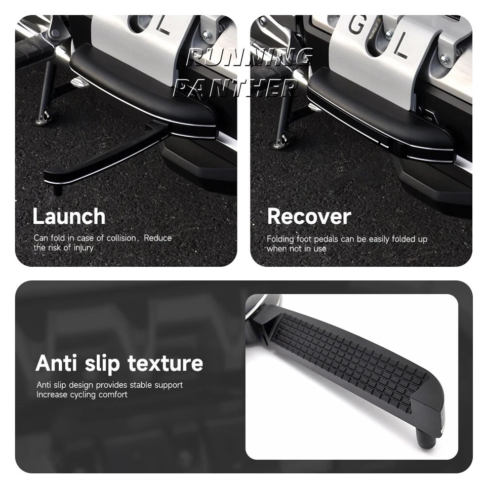 For Honda Goldwing GL1800 Adjustable Highway Peg Foot Pedal Engine Protection √ - Image 2 of 4