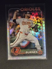 2024 Topps Chrome Logofractor Baltimore Orioles Corbin Burnes #3