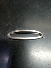 Vintage Silver Tone Hair Clip / Barrette 1970s
