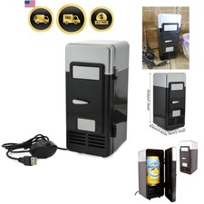 Nuevo Mini Rojo USB Refrigerador Refrigerador Bebidas Bebidas Latas Refrigerador/Calentador Refrigerador...