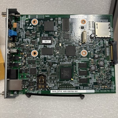 NEC GCD-CP10 w/ SD-B1 US Phone System Main Processor Blade SV9100 Card