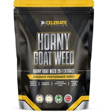 Horny Goat Weed Capsules 13,000mg Per Cap 30% Lcariin Natural Strong Goatweed