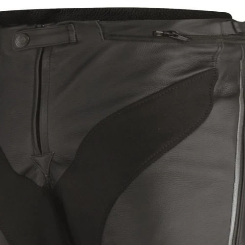 Pantalón moto cuero personalizado para montar y competir Foto 3 de 4