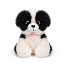 Sitting Dog Stuffed Animal Soft Plush Toy, Black