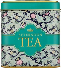 New English Teas Victorian Garden Tea Tin with 32 English Afternoon Teabags –