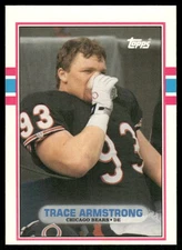 Trace Armstrong 1989 Topps Traded #61T Chicago Bears