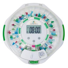 Automatic Dispenser w/Alarm, Sound  Light, 28-Day Locked Dispenser w/Easy-Re...