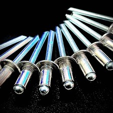 Image of 6.4mm Pop Blind Rivets Domed Aluminium/ Steel ISO 15983A