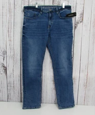 Buffalo by David Bitton Evan-X Slim Straight Stretch Jeans Mens SIZE 34x30(28)