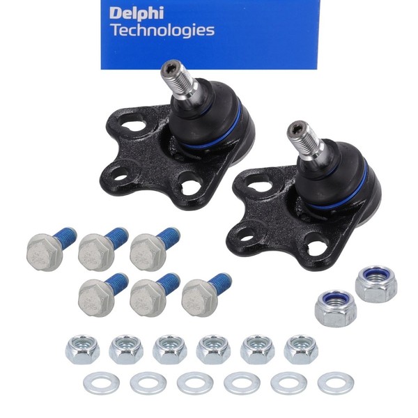 2X Delphi Traggelenk FüR MERCEDES-BENZ A-KLASSE W169 B-KLASSE W245 Vorne Unten-image