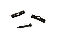 Befestigungsset Wpc/Bpc Start- Und Endklammern Verbindungs Clips Set Schwarz