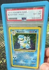 PSA 8 Pokemon 1999 Base Set Blastoise Holo 2/102 English Wizards of the Coast