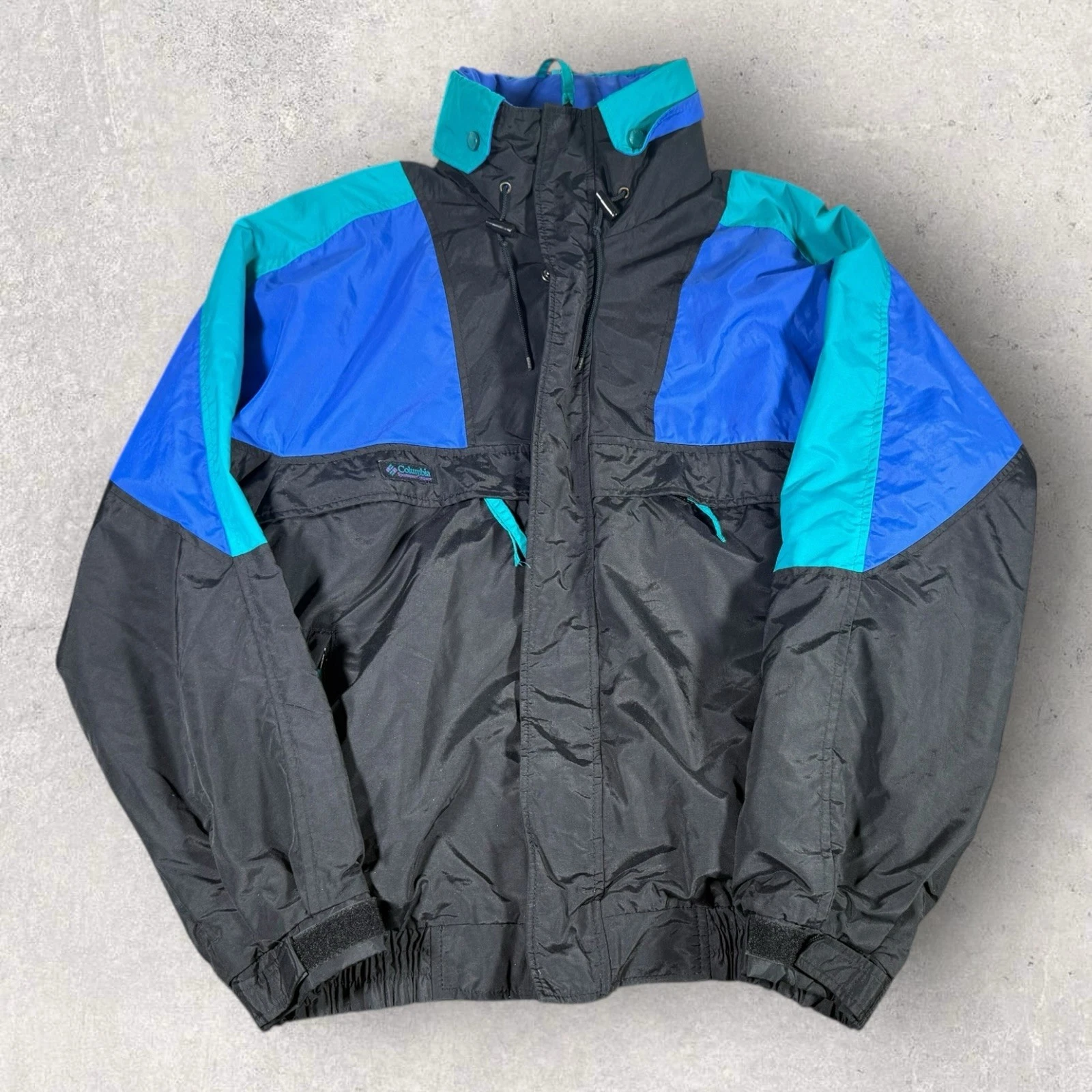 Vintage 80s Columbia Sportswear Mogulz Radial Sleeve Full Zip Ski Jacket Size M