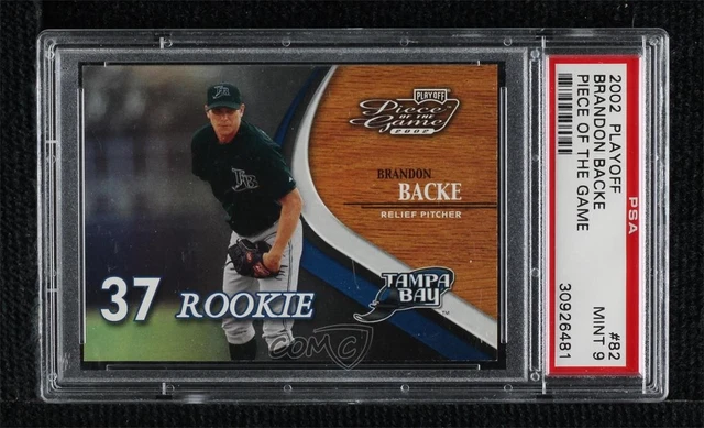 2002 Playoff Piece of the Game 166/500 Brandon Backe #82 PSA 9 MINT 0w8f