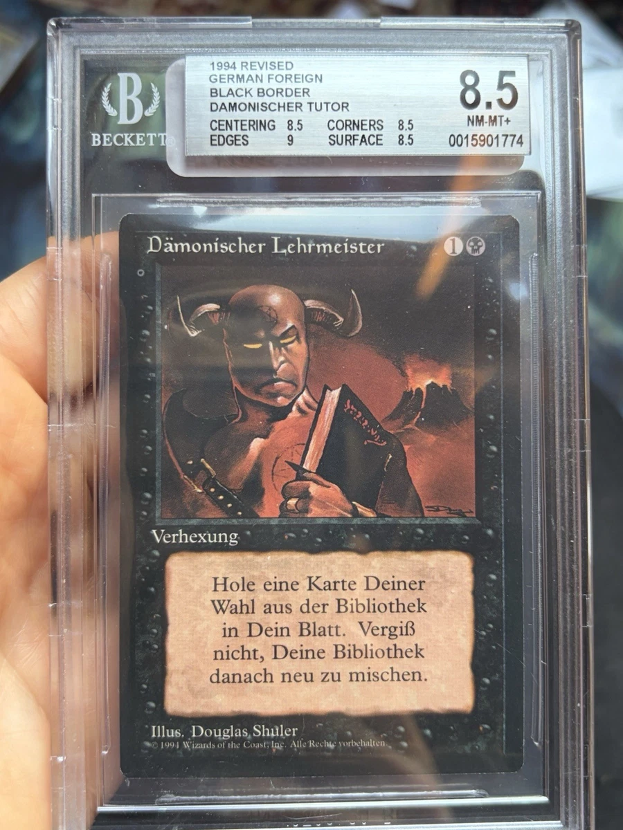 Demonic Tutor Magic: The Gathering Individual Trading Card Games