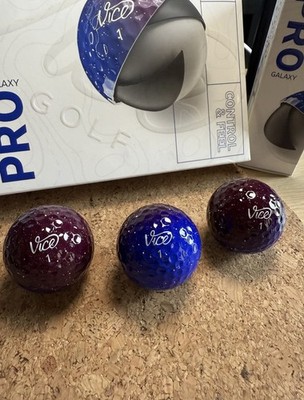 Vice Pro Galaxy Special Edition Golfball (2025) - x3 Limited Edition AUSVERKAUFT 