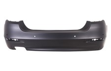 BMW 5 Series Rear Bumper Black Primed Twin Exhaust On Left 2013>2016