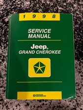 1998 Jeep Grand Cherokee Shop Service Repair Manual Engine Drivetrain Electrical