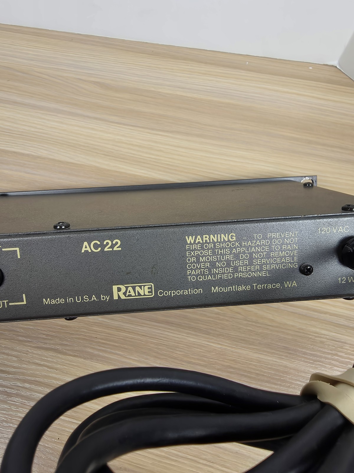 Rane AC22 Active Crossover Untested