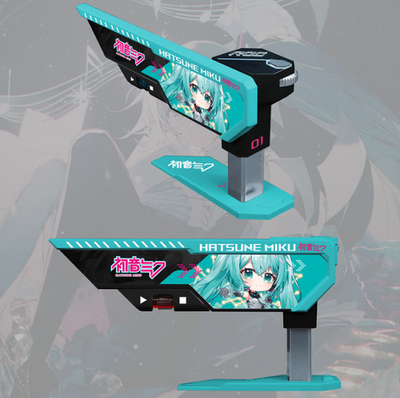 カスタム品 HATSUNE MIKU ROG HERCULX グラボホルダー ASUS ROG HERCULX グラフィックスカードホルダー ホワイト