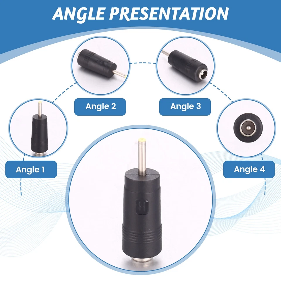 2.5mm x 0.7mm Male Plug to 5.5mm x 2.1mm Female Jack DC  Adapter Y2E98537 - Image 2 of 4