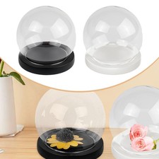 Terrario rotondo vuoto a campana in vetro per centrotavola da tavolo con