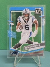 2023 Clearly Donruss Miles Sanders #9 Carolina Panthers