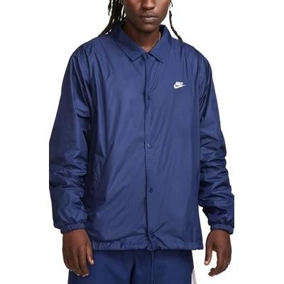 Cappotto Nike Uomo Casual Club Coaches Piccolo Blu Tinta Unita