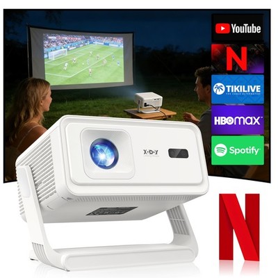 XGODY 8K  Beamer Projektor Autofokus Android14.0 650 Ansi  WiFi Heimkino