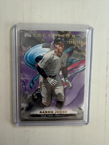Topps 2023 Inception Aaron Judge #99 Purple /150 Yankees Baseball Card