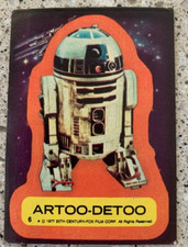 1977 Topps Star Wars Sticker Original 6 Artoo-Detoo R2-D2 FREE SHIPPING