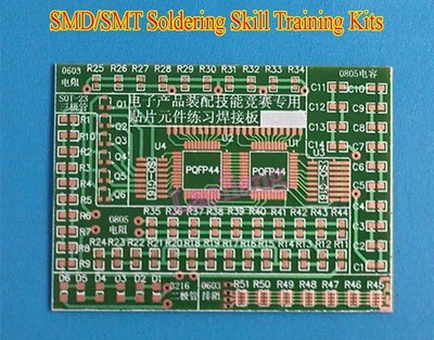 SMD/SMT Components Practice Board DIY Kits Soldering Skill Training For Beginner