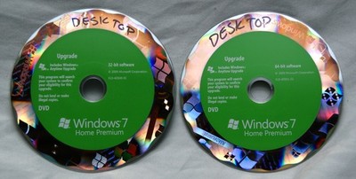 windows 7 home premium upgrade 32 bit & 64 bit
