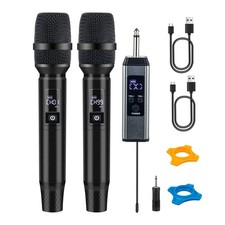 Wireless Microphones, Wireless Bluetooth Karaoke Microphone with Rechargeable...
