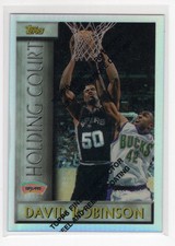 1996-97 Topps David Robinson HOLDING COURT #HC13 CHROME REFRACTOR