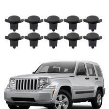 10Pcs Sill Rocker Panel Side Skirt Molding Trim Clips For Jeep Liberty 2002-2013