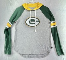 NFL Team Apparel Green Bay Packers-Womens-Hoodie Size Med