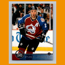 Sylvain Lefebvre #98 1996-97 Leaf Colorado Avalanche Hockey Card NHL