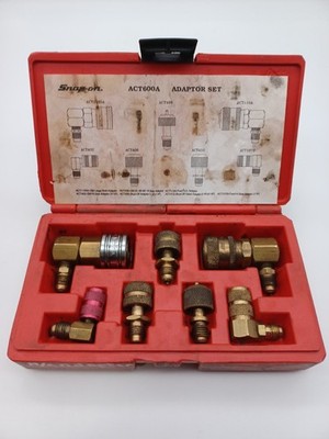 Snap-on Blue-Point ACT600A Air Conditioning Adaptor Set Complete W/Case