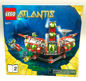 LEGO 8077 Instruction Manual - Atlantis Exploration HQ