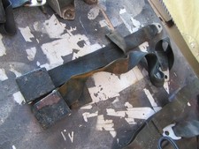 1970 Cuda Aar Challenger Ta Sixpack E-body Used Oem Seat Belts Blk 2pcs Parts