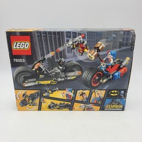 LEGO 76053 DC Batman Gotham City Cycle Chase Retired, Harley Quinn New