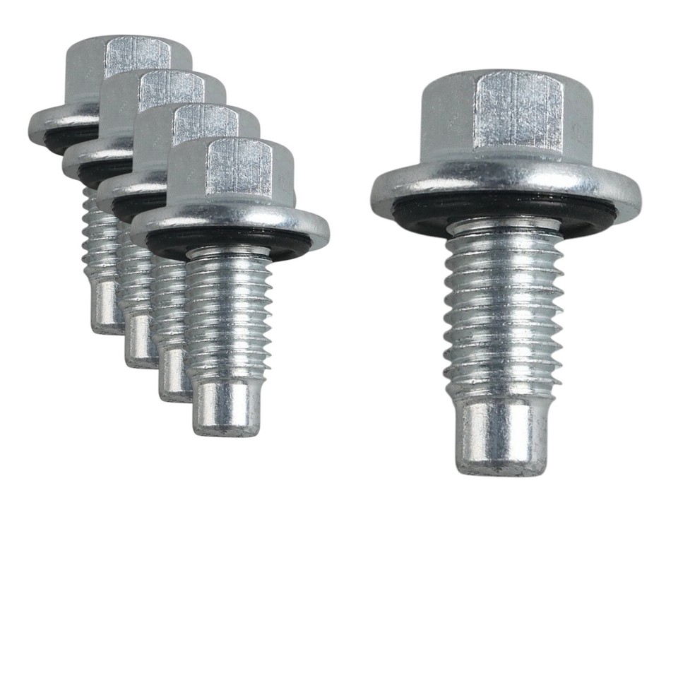 10 x 11519933 Oil Drain Plug W/Gasket M12-1.75, Head Size 15mm .Length ...