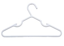 Delta Children Infant and Toddler Plastic Clothing Hangers, 100 Pack, White
