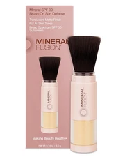 Brush-On Powder Sunscreen for Face SPF 30 | Transluscent Natural Daily Sun Care 