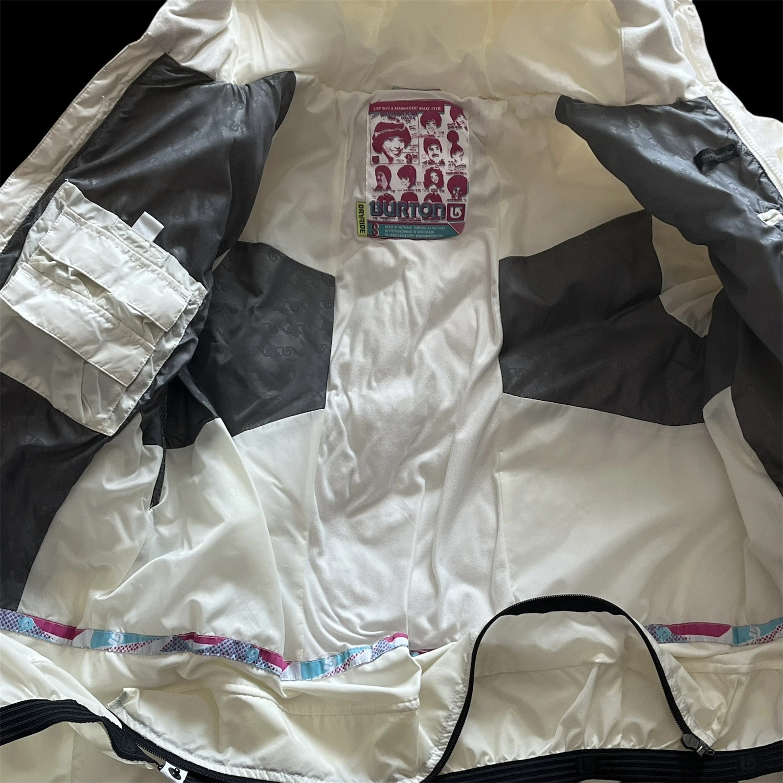 burton dryride bm defender snowboard hooded jacket