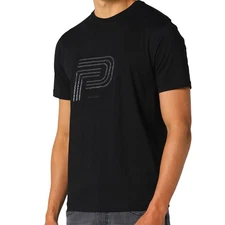 883 Police Costelow Black T-Shirt Men’s Slim Fit 100% Cotton Laser-Cut Emblem