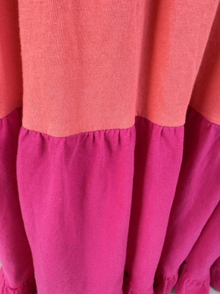 Vestido de Verano J Crew Vestido Niña Sin Mangas Talla 10 Vestido Rosa Claro y Fucsia Foto 3 de 4